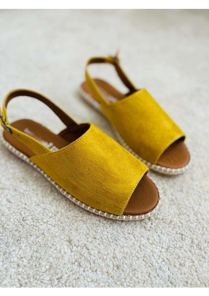 Hardal Süet Sandalet fırsatları