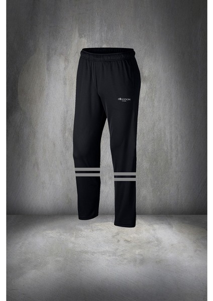 Büyük Beden Erkek Siyah Supra Penye Kumaş Fermuarlı Cepli Rahat Spor Eşofman Takımı (4xl- 10XL) modelleri