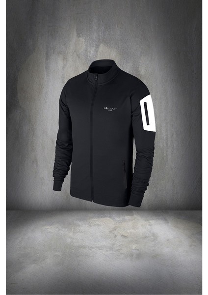 Büyük Beden Erkek Siyah Supra Penye Kumaş Cepli Fermuarlı Eşofman Takımı (4xl- 10XL) fiyatları