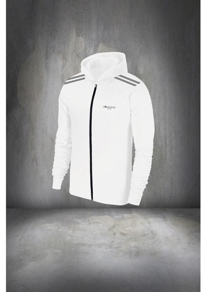 Büyük Beden Erkek Beyaz Supra Penye Kumaş Cepli Rahat Kapüşonlu Eşofman Takım Seti (4xl- 10XL) fiyatları