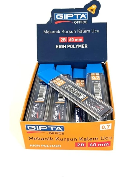 0.7 mm 2b 60 mm Uç 20'li Tüpte (24 Tüp-1 Paket)