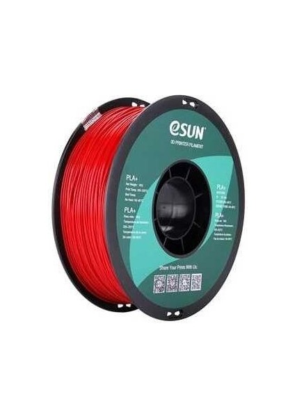 Esun Pla Plus Filament Ateş Kırmızı 1.75MM 1000GR