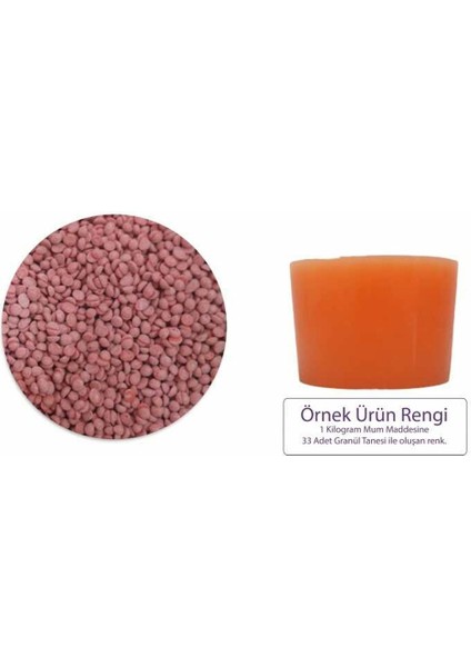 Turuncu Mum Boyası 5 gr - Granül Mum Boyası