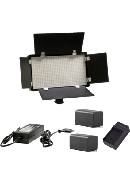 600 LED Pro LED-600 Youtube Video Işık Panelli Kamera Işığı Batarya Şarj Dahil