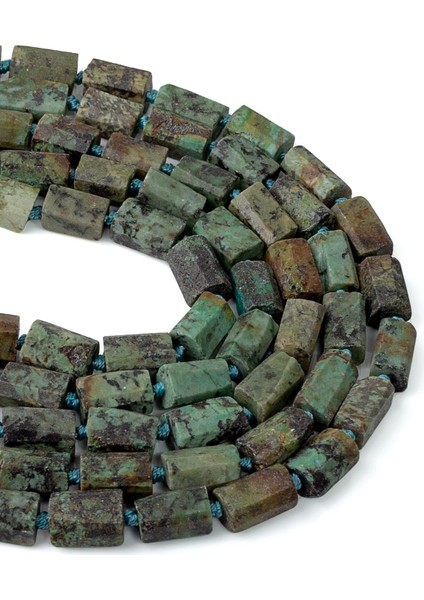 8X11 mm Afrika Turkuaz Taşı Dizi