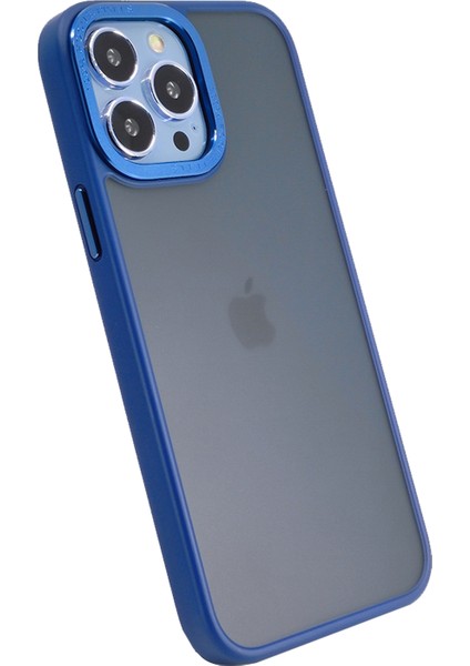 Apple iphone 13 Pro Max Uyumlu Nettech Kamera Metal Çerçeve Seri Arka Koruma