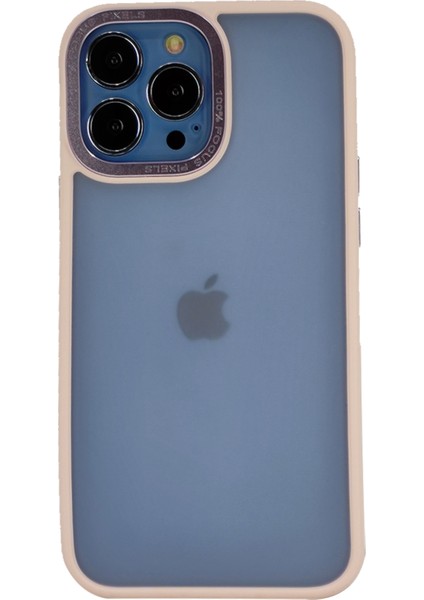 Apple iphone 13 Pro Max Uyumlu Nettech Kamera Metal Çerçeve Seri Arka Koruma