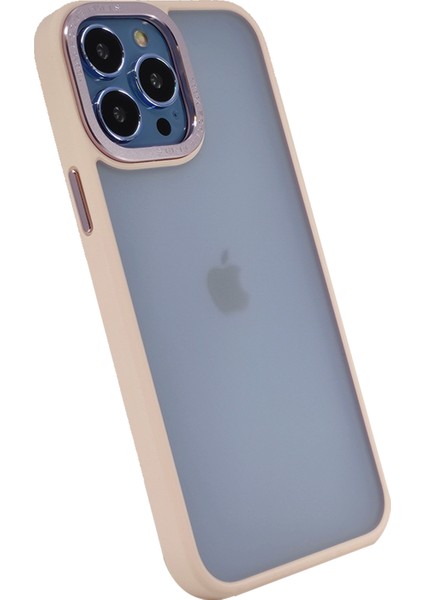 Apple iphone 13 Pro Max Uyumlu Nettech Kamera Metal Çerçeve Seri Arka Koruma
