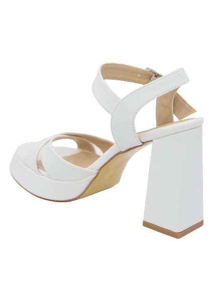 DA8724 Kalın Topuklu Kadın Tek Bant Ayakkabı modelleri