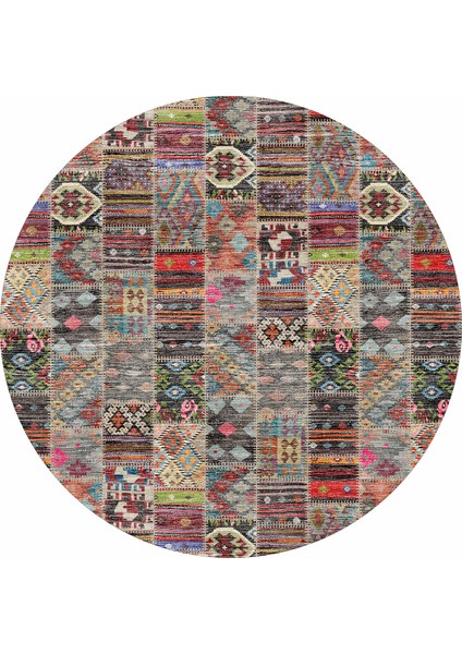 Patchwork Dijital Baskılı Kaymaz Yıkanabilir Yuvarlak Salon Halısı ve Mutfak Halısı NHY-SD-314 fiyatları