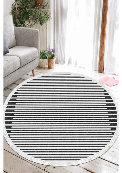 Modern Dijital Baskılı Kaymaz Yıkanabilir Yuvarlak Salon Halısı ve Mutfak Halısı NHY-SD-318