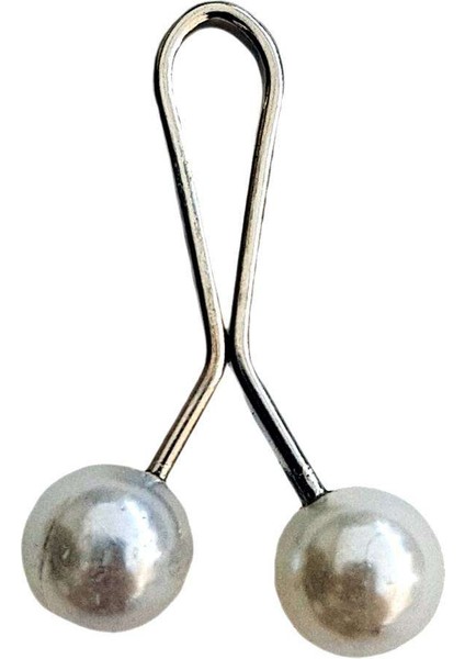 2 Adet Tesettür Eşarp ve Şal Klipsi Inci Beyaz fiyatları