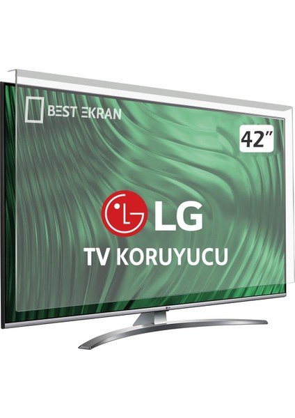 Lg 42LB620V Tv Ekran Koruyucu - Lg 42" Inç 106 Ekran Şeffaf Koruma Paneli