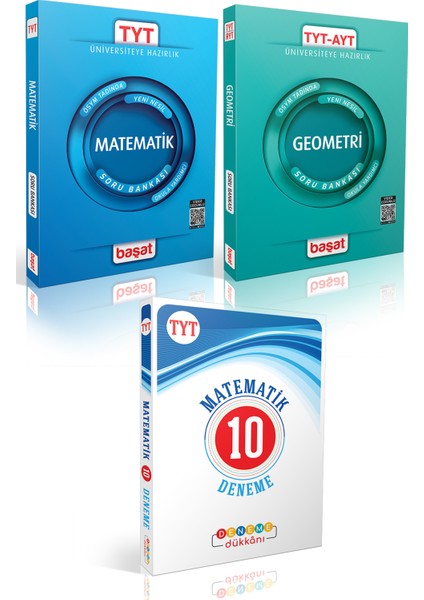 TYT Matematik - Geometri Soru Bankası + Deneme Dükkanı Matematik 10 Deneme