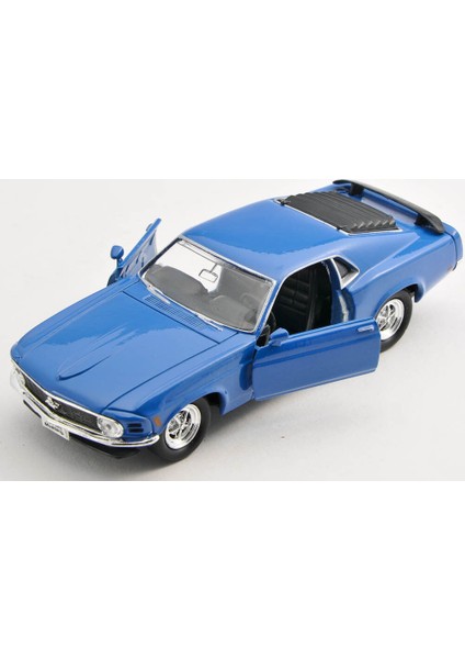1:38 Welly 1970 Ford Mustang Boss Mavi