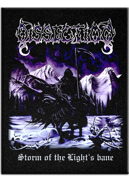 Dissection Storm Of The Light's Bane Albüm Arma Sırt Peç Back Patch Yama