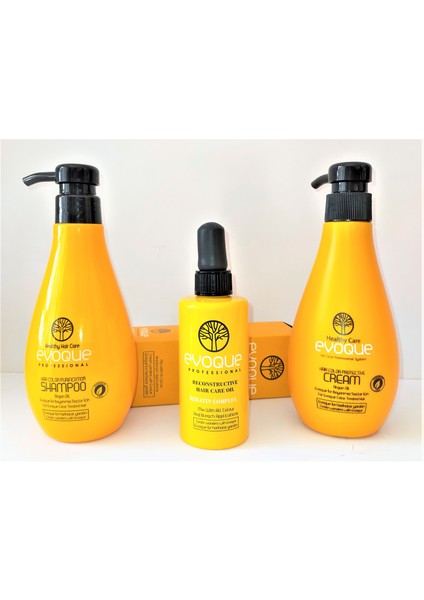 Professıonal Healthy Care Serıes (Shampoo 380ml, Cream 380 ml Hair Care Oıl 90 ml