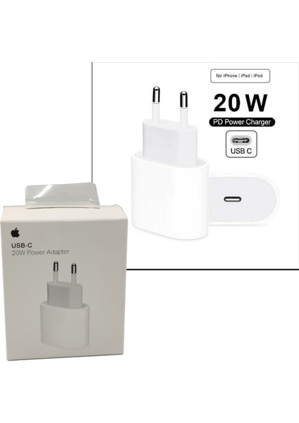 20W Pd Şarj Başlığı (Iphone Logolu) A1824
