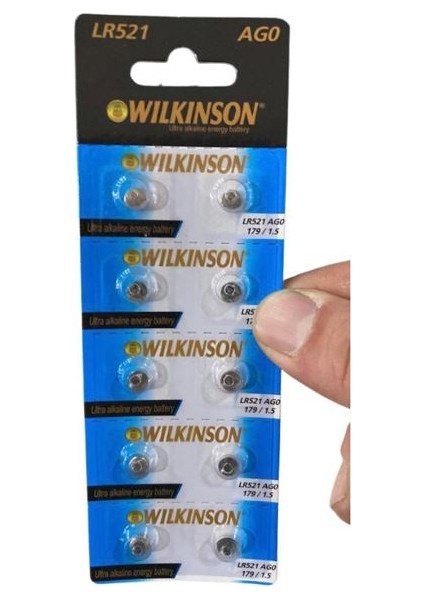 Saat Pili Ag0 Alkaline 10'lu LR54 0213