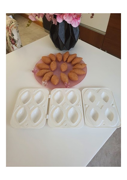 Pratik Içli Köfte - Dolgulu Kurabiye Yapma Aparatı 3 Parça-