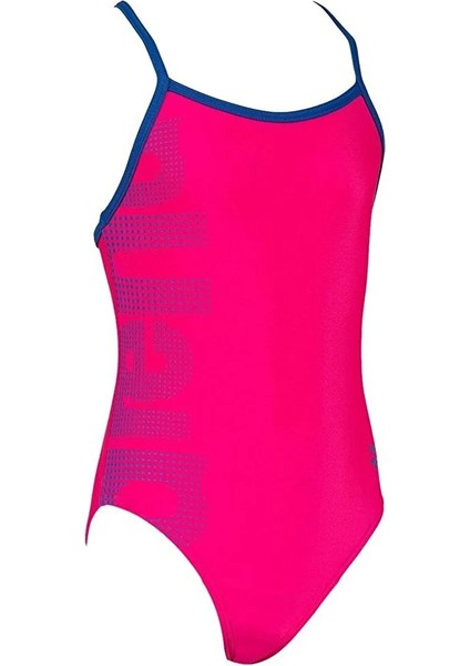 003605970 Arena Logo Kids Girl One Piece Çocuk Mayo