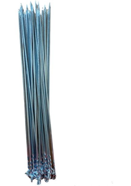 Kare Patlıcan Sebze Şişi 60CM 20'li