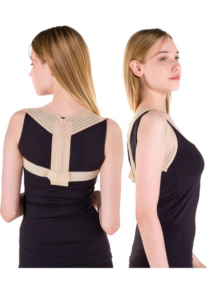 Dik Durus Korsesi Omuz Misina Ipli Çelik Balen Bel Korsesi Önleyici Korse