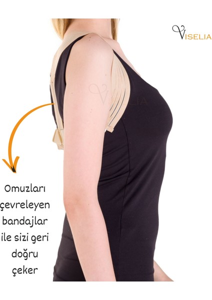 Dik Durus Korsesi Omuz Misina Ipli Çelik Balen Bel Korsesi Önleyici Korse modelleri