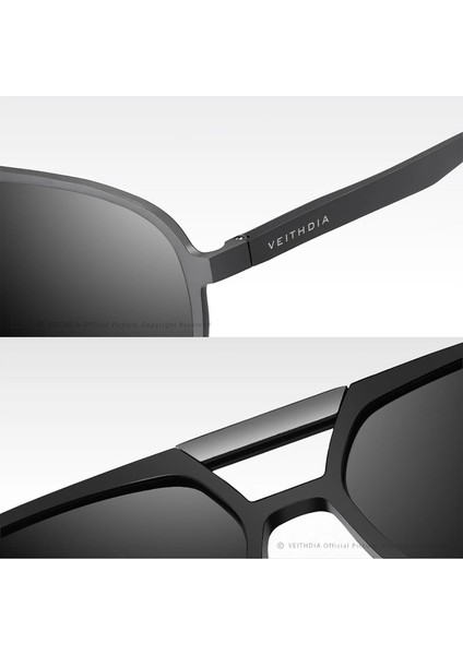 Veıthdıa Güneş Gözlüğü Alüminyum Alaşımlı - Polarize UV400 Lens (Yurt Dışından)
