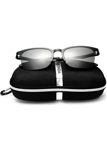 Veıthdıa Erkekler Için Vintage Güneş Gözlüğü - Polarize UV400 Lens (Yurt Dışından)