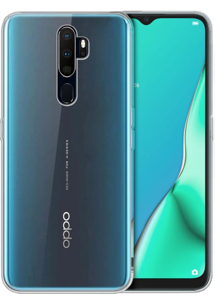 Piyasa Sepeti Oppo A5 2020 Premium Silikon Kılıf Şeffaf