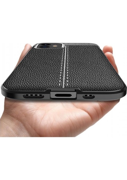 Huawei P Smart 2019 Deri Görünümlü Silikon Siyah modelleri