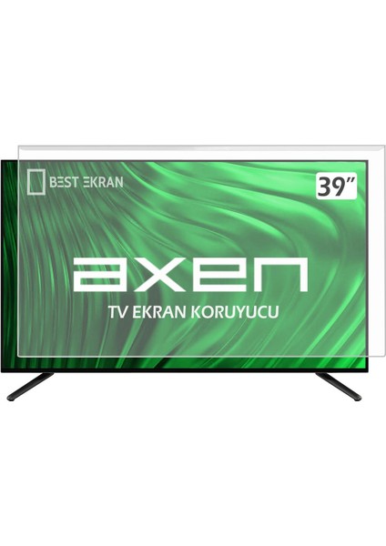 Axen AX39HDAL013 Tv Ekran Koruyucu - Axen 39" Inç Ekran Koruyucu Şeffaf Panel