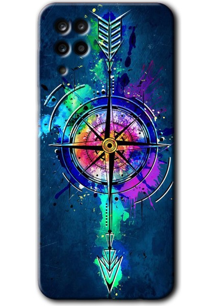 Samsung Galaxy A01 Core Kılıf Hd Desen Baskılı Arka Kapak - Gizemli Pusula
