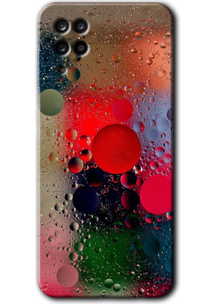 Samsung Galaxy A01 Core Kılıf Hd Desen Baskılı Arka Kapak - Wet Bubbles