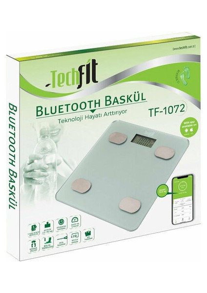 Baskül Cam Bluetooth Vücut Analizli Tf 1072 5726