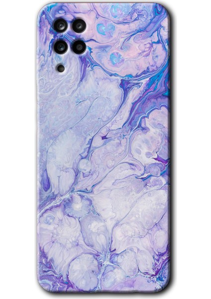 Samsung Galaxy A01 Core Kılıf Hd Desen Baskılı Arka Kapak - Spots Lilac