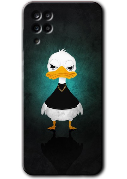 Samsung Galaxy A01 Core Kılıf Hd Desen Baskılı Arka Kapak - Angry Duck