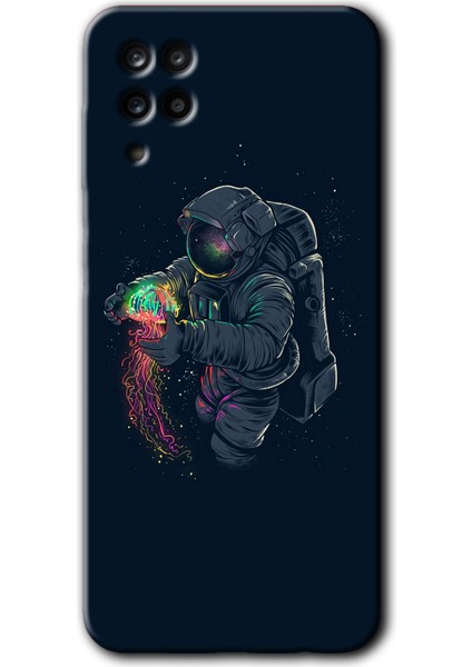 Samsung Galaxy A01 Core Kılıf Hd Desen Baskılı Arka Kapak - Astronot Kıyafeti