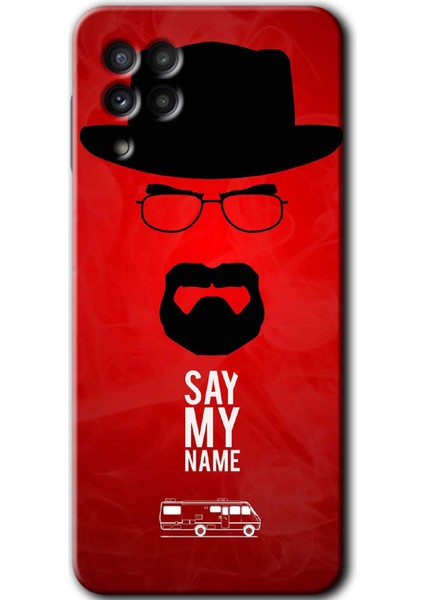 Samsung Galaxy M22 Kılıf Hd Desen Baskılı Arka Kapak - Say My Name