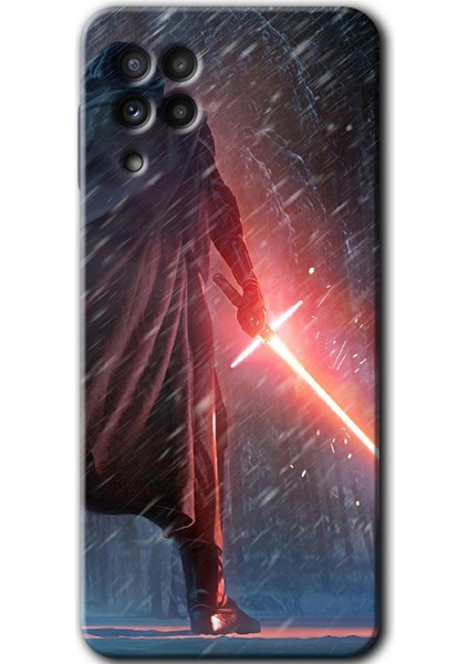 Samsung Galaxy M22 Kılıf Hd Desen Baskılı Arka Kapak - Kylo Ren