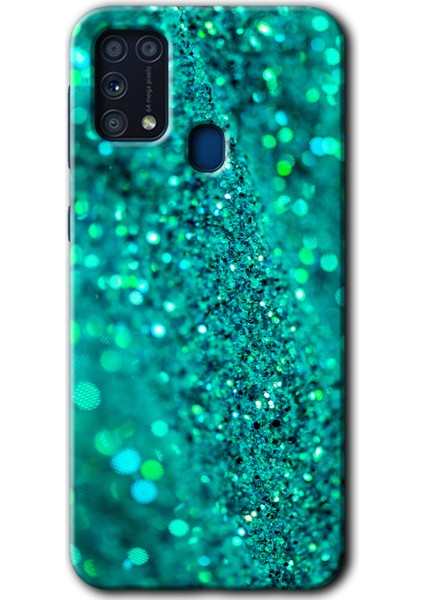 Bera Aksesuar Samsung Galaxy M31 Kılıf Hd Desen Baskılı Arka Kapak - Diamonds