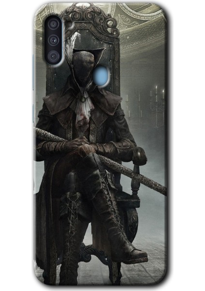Samsung Galaxy A11 Kılıf Hd Desen Baskılı Arka Kapak - Bloodborne Hunters