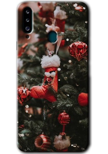 Samsung Galaxy A20S Kılıf Hd Desen Baskılı Arka Kapak - Happy New Year