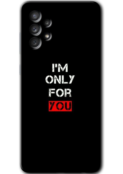 Samsung Galaxy A53 Kılıf Hd Desen Baskılı Arka Kapak - For You