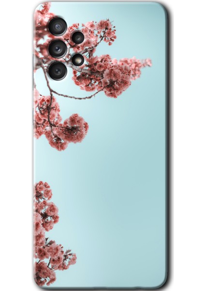 Samsung Galaxy A53 Kılıf Hd Desen Baskılı Arka Kapak - Japon Çiçeği