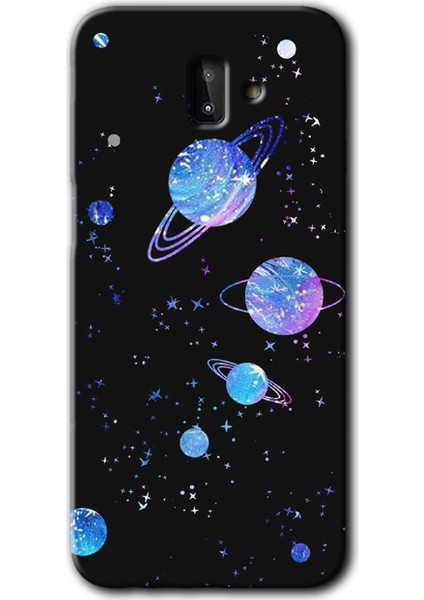Samsung Galaxy J6 Plus Kılıf Hd Desen Baskılı Arka Kapak - Samanyolu Galaksi
