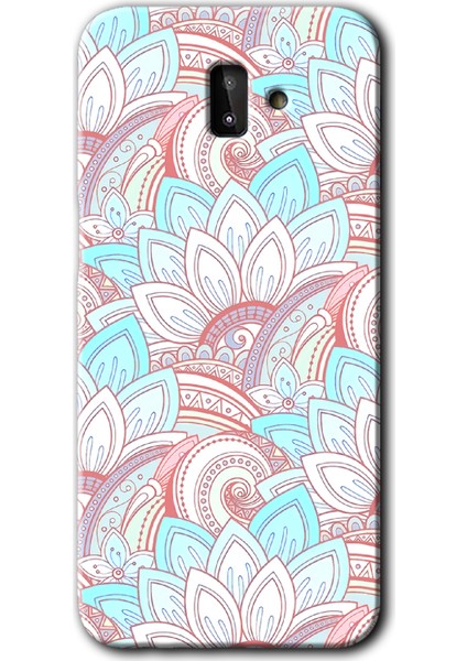 Samsung Galaxy J8 Kılıf Hd Desen Baskılı Arka Kapak - Çin Mandala 1