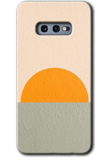 Samsung Galaxy S10E Kılıf Hd Desen Baskılı Arka Kapak - Color Wall