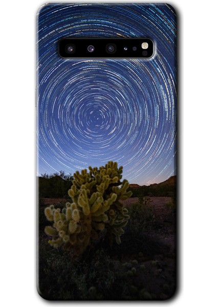 Samsung Galaxy S10 Plus Kılıf Hd Desen Baskılı Arka Kapak - Eclipse Sky